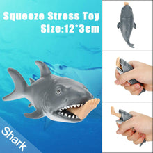 Load image into Gallery viewer, Funny Toy Shark Squeeze Stress Ball